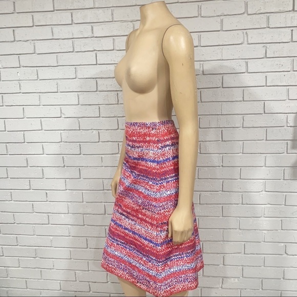 Tory Burch Women’s Brilliant Mouline Silk Skirt - Picture 4 of 10